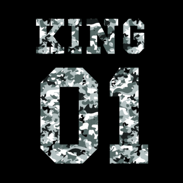 Motiv KING QUEEN Partnerlook