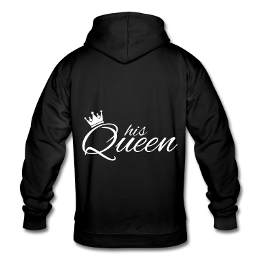 King Queen Hoodie - His Queen King Queen Pärchenoutfit