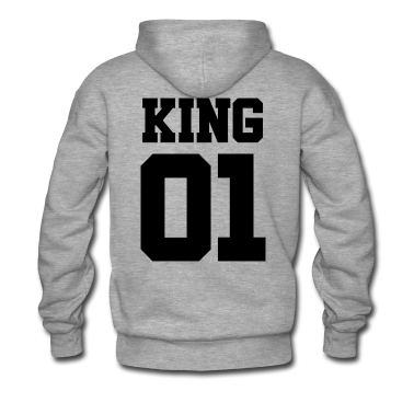 King Queen Hoodie - KING 01-King and Queen (schwarz)