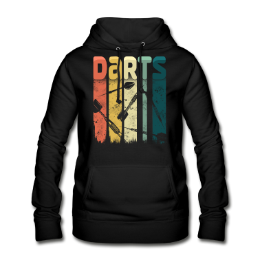 King Queen Hoodie - Retro Dart Bier Dartpfeile Dartscheibe 180 Vintage