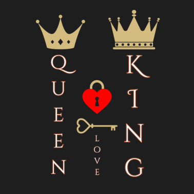 Motiv King Queen love