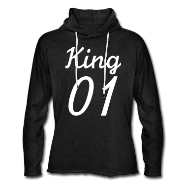 King Queen Hoodie - Valentinstag King - Qeen KING 12 Weiß