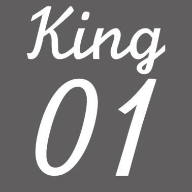 Motiv Valentinstag King - Qeen KING 12 Weiß