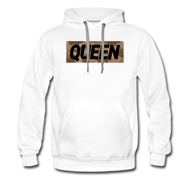 King Queen Hoodie - Queen mit Camouflage Hintergrund (Partnermotiv)