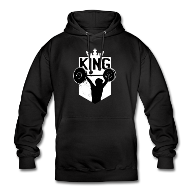 King Queen Hoodie - Krafttraining King und Queen Hanteltraining King