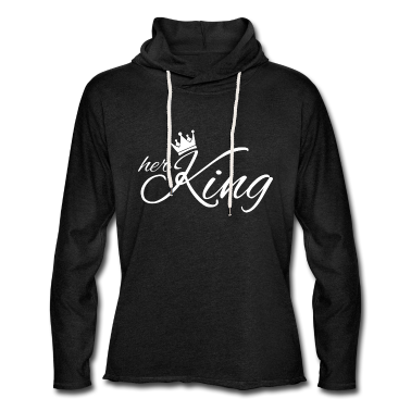 King Queen Hoodie - Her King King Queen Pärchenoutfit