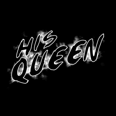 Motiv His Queen Splash - schwarz King Queen