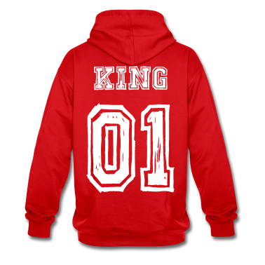 King Queen Hoodie - King Queen Partnerlook Love