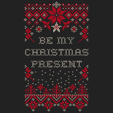 Motiv Be my christmas present ugly xmas sweater strick