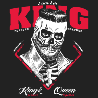 Motiv King & Queen Partnerlook für Pärchen & Verliebte