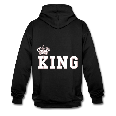 King Queen Hoodie - King - Queen Geschenk Geschenkidee