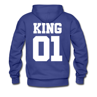 King Queen Hoodie - KING 01-King and Queen (weiß)