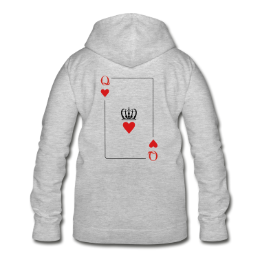 King Queen Hoodie - Queen Logo zum Valentinstag, King and Queen