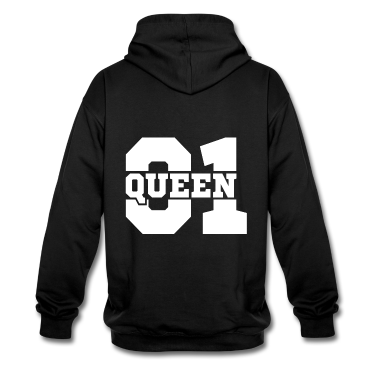 King Queen Hoodie - King - Queen Pärchendesign