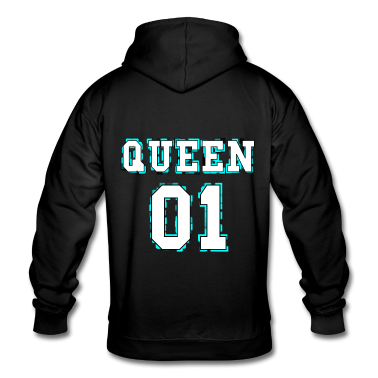 King Queen Hoodie - King - Queen Pärchendesign