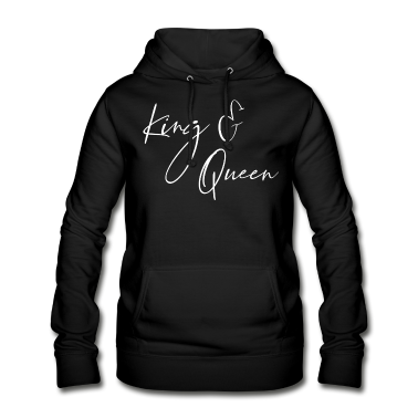 King Queen Hoodie - king & queen