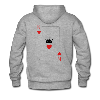 King Queen Hoodie - King Logo zum Valentinstag, King and Queen