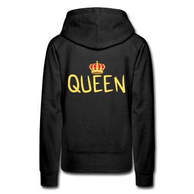 King Queen Hoodie - King - Queen Geschenk Geschenkidee