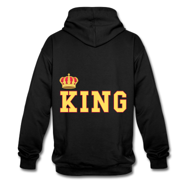 King Queen Hoodie - King - Queen Geschenk Geschenkidee
