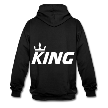 King Queen Hoodie - King - Queen Geschenk Geschenkidee