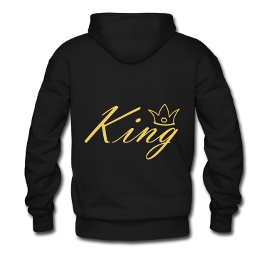 King Queen Hoodie - King - Queen Geschenk Geschenkidee