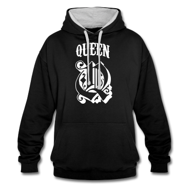 King Queen Hoodie - KING - QUEEN Partnerlook