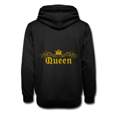 King Queen Hoodie - King Queen Partnerlook Gold