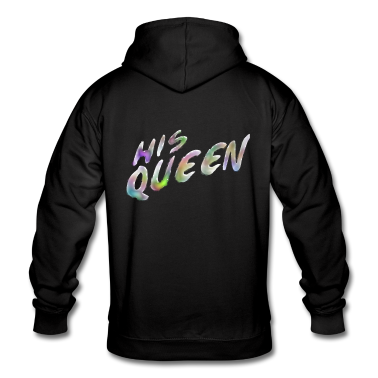 King Queen Hoodie - His Queen Splash - colour King Queen