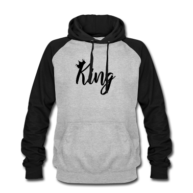 King Queen Hoodie - King & Queen Partnerlook Geschenk