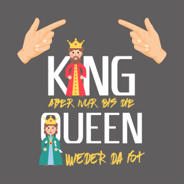 Motiv King Queen Freundin