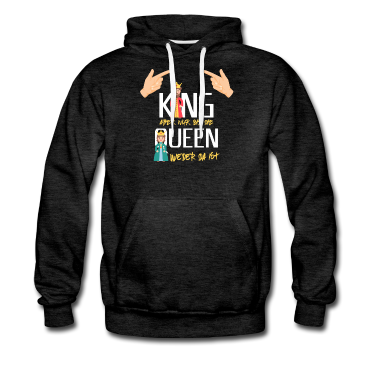 King Queen Hoodie - King Queen Freundin