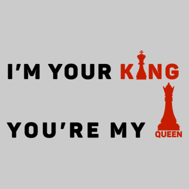 Motiv King Queen Schach