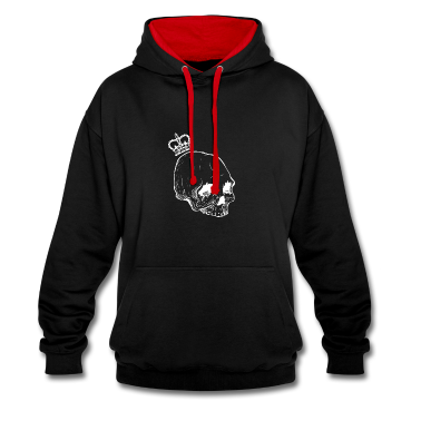 King Queen Hoodie - SKULL KING/QUEEN HALLOWEEN