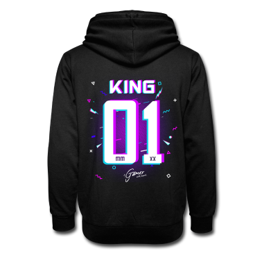 King Queen Hoodie - Gamer - King - Queen Geschenk Geschenkidee