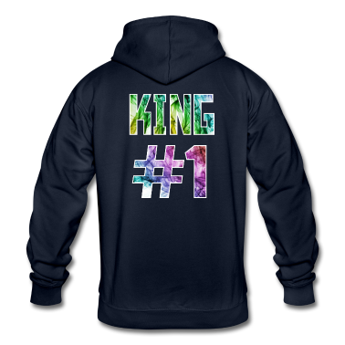 King Queen Hoodie - KING 01, King #1, Queen Design im Store