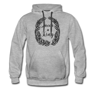 King Queen Hoodie - king and queen