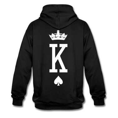 King Queen Hoodie - King und Queen Partnerlook Design!