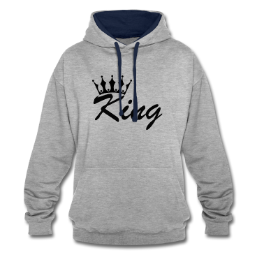 King Queen Hoodie - King and queen