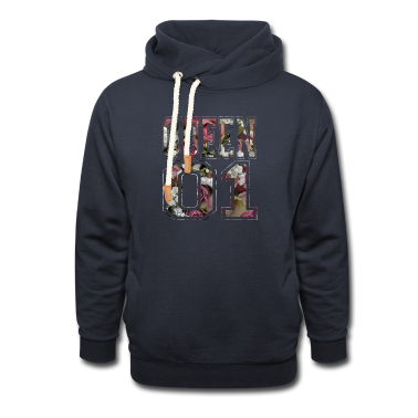 King Queen Hoodie - Queen 01 King Queen Paar-Liebe Rosen