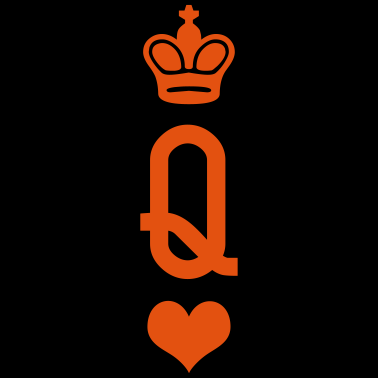 Motiv KING & QUEEN Kartenspiel Partnerlook