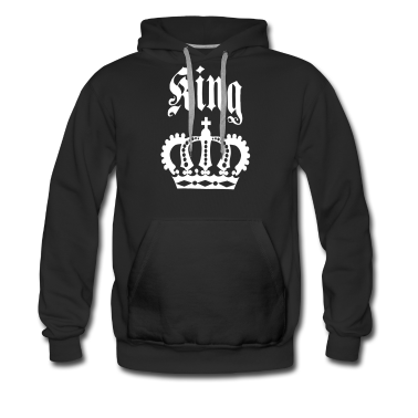King Queen Hoodie - KING & QUEEN Krone Partnerlook