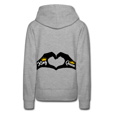 King Queen Hoodie - King & Queen