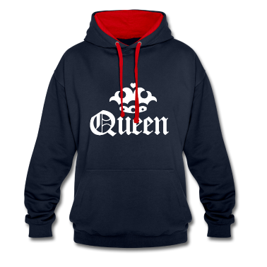King Queen Hoodie - King and Queen Couple