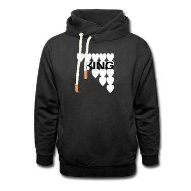King Queen Hoodie - King and queen