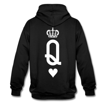 King Queen Hoodie - Queen and King Partnerlook Design!