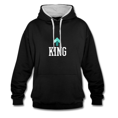 King Queen Hoodie - KING