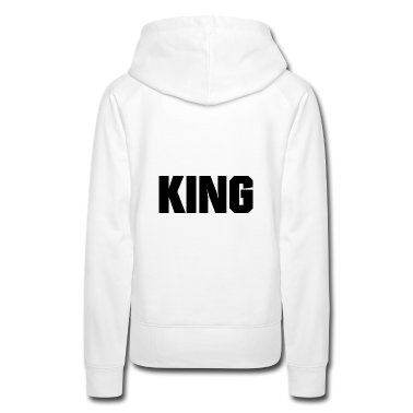 King Queen Hoodie - King Queen Geschenk Geschenkidee