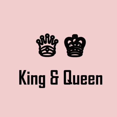 Motiv king and queen