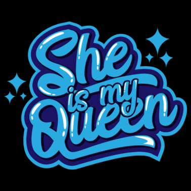 Motiv She is my Queen - Kingqueen shirt,King and Queen