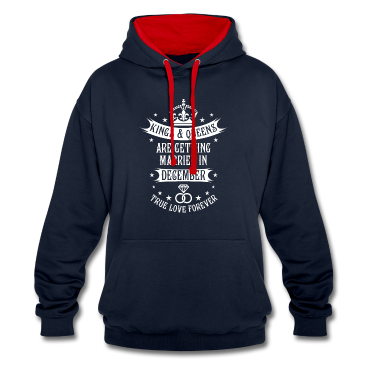 King Queen Hoodie - 12 Kings Queens married in December